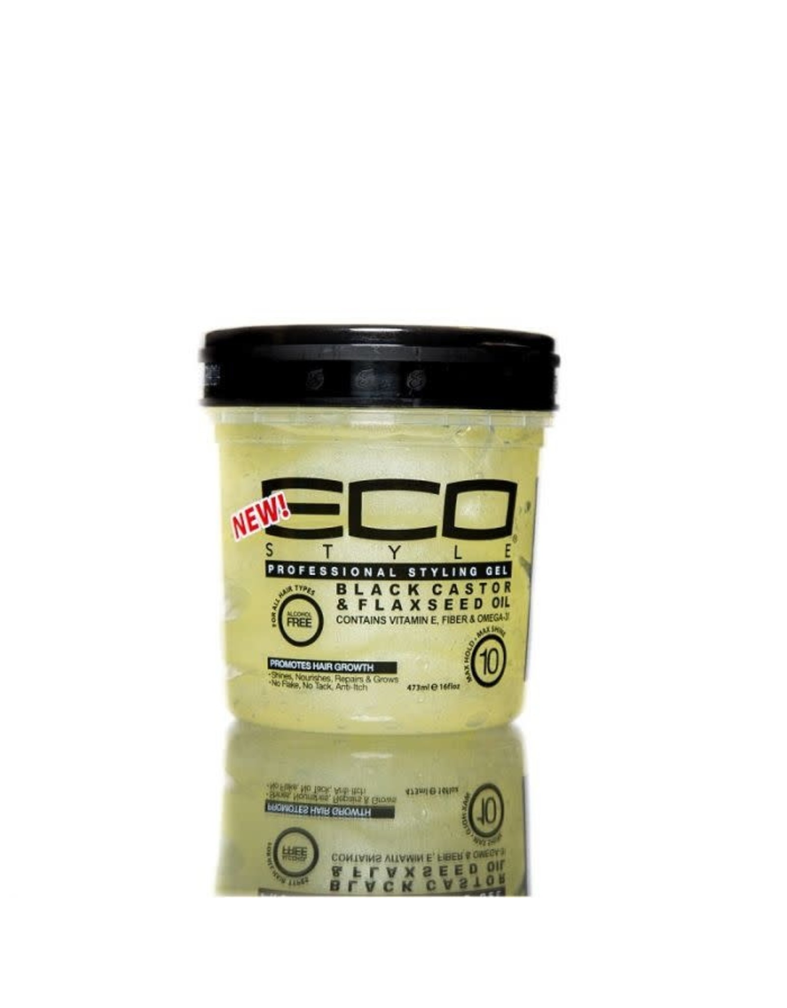 ECO STYLER BLACK CASTOR & FLAXSEED OIL MAX HOLD 10/10