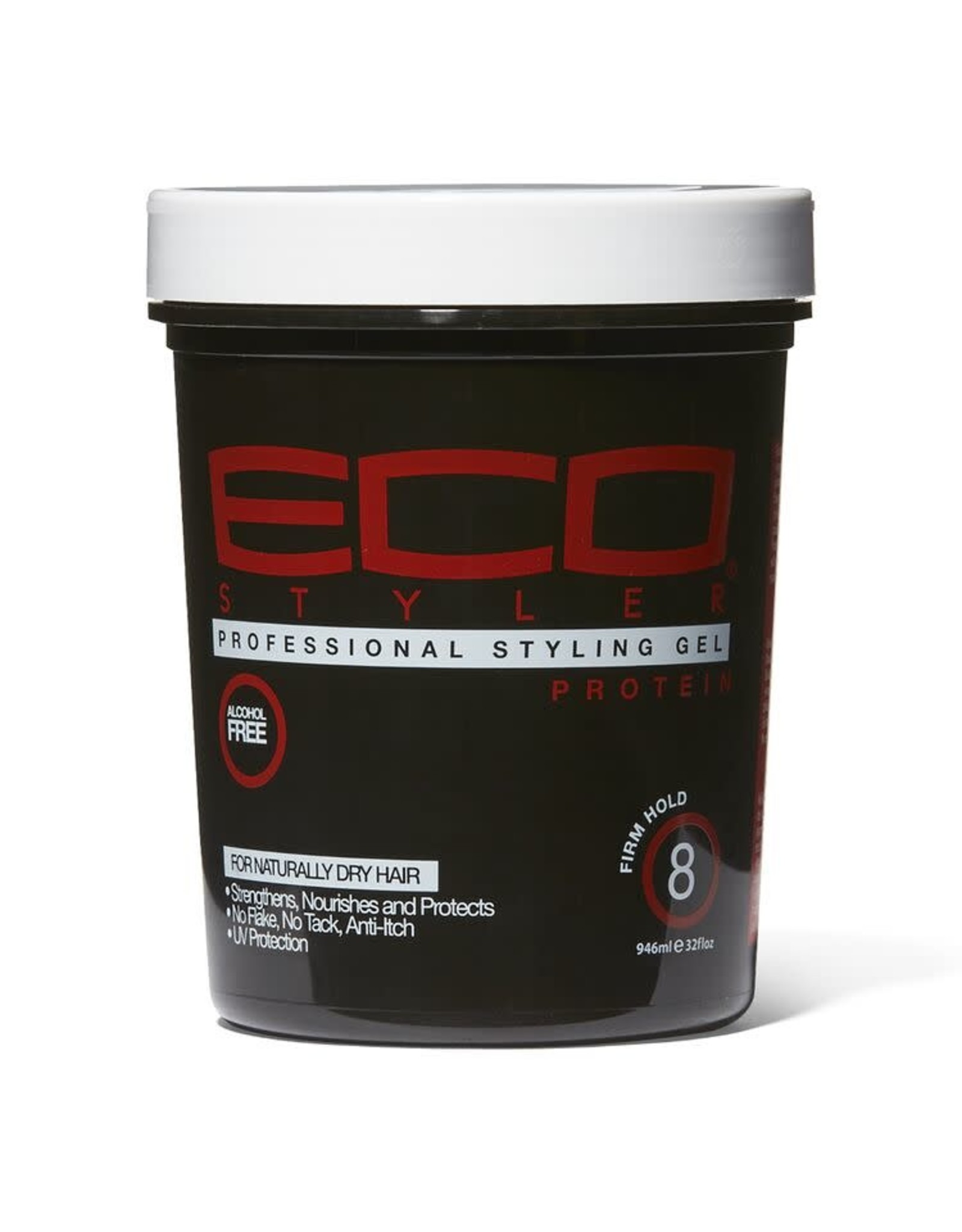 ECO STYLER PROTEIN BLACK GEL FIRM HOLD 8/10