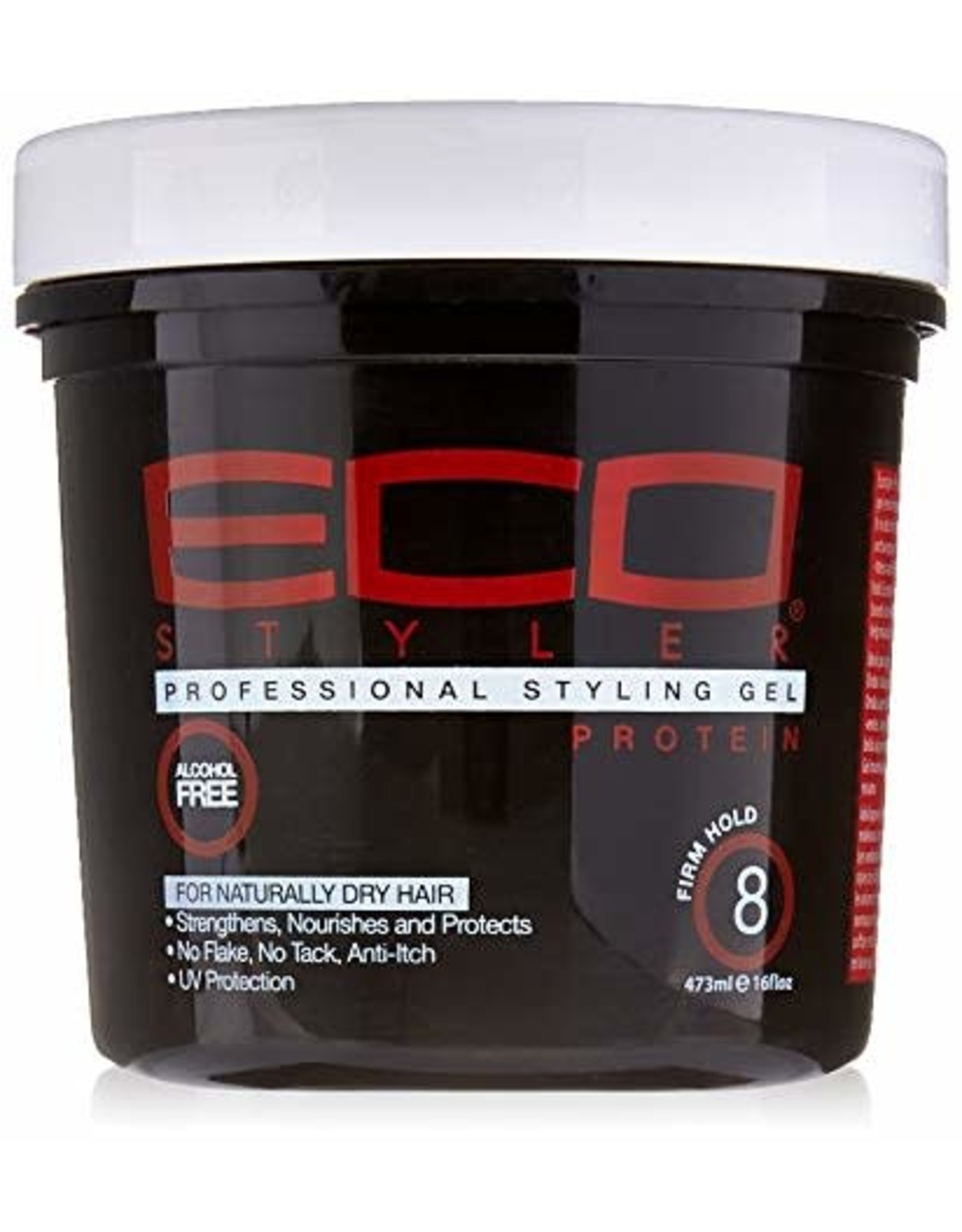 ECO STYLER PROTEIN BLACK GEL FIRM HOLD 8/10