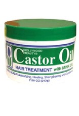 HOLLYWOOD CASTOR OIL HAIR TREATMENT WITH MINK OIL 7.5OZ