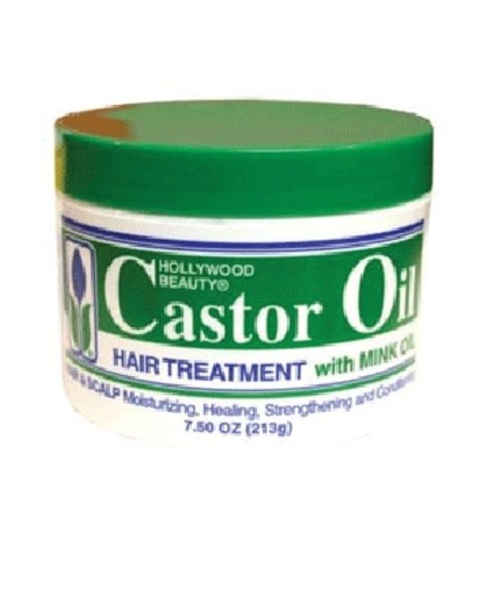 HOLLYWOOD CASTOR OIL HAIR TREATMENT WITH MINK OIL 7.5OZ