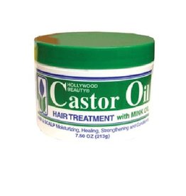 HOLLYWOOD CASTOR OIL HAIR TREATMENT WITH MINK OIL 7.5OZ