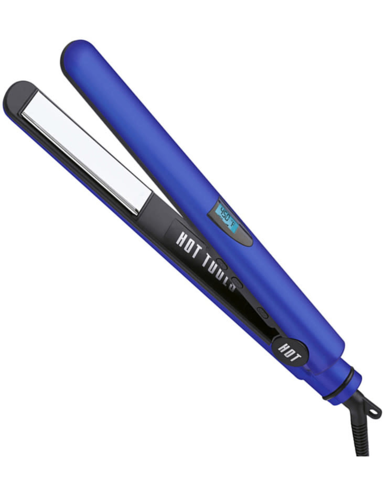 HOT TOOLS RADIANT BLUE TITANIUM FLAT IRON 1"