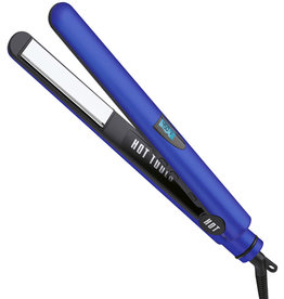 HOT TOOLS RADIANT BLUE TITANIUM FLAT IRON 1"