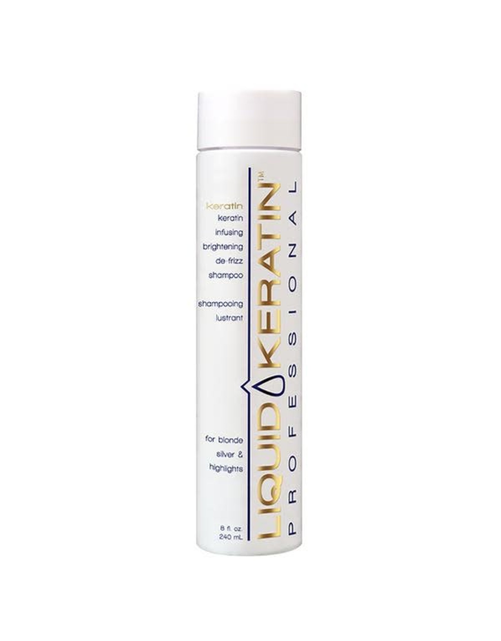 LIQUID KERATIN KERATIN INFUSING BRIGHTENING DE-FRIZZ SHAMPOO 240ML