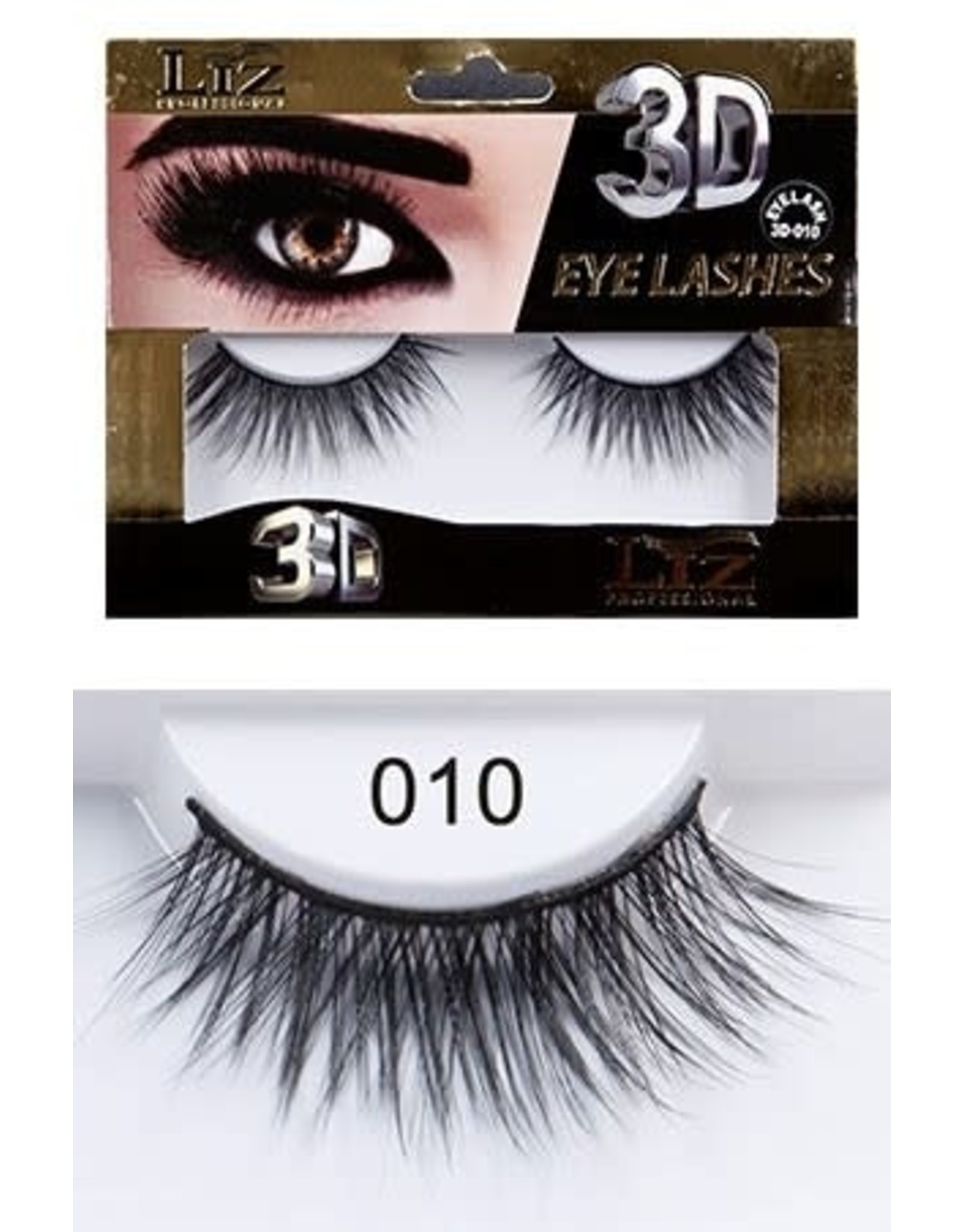 LIZ PROFESSIONAL CARE 3D EYELASHES - 3D010