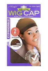 MAGIC DELUXE WIG CAP LIGHT BROWN 2PC