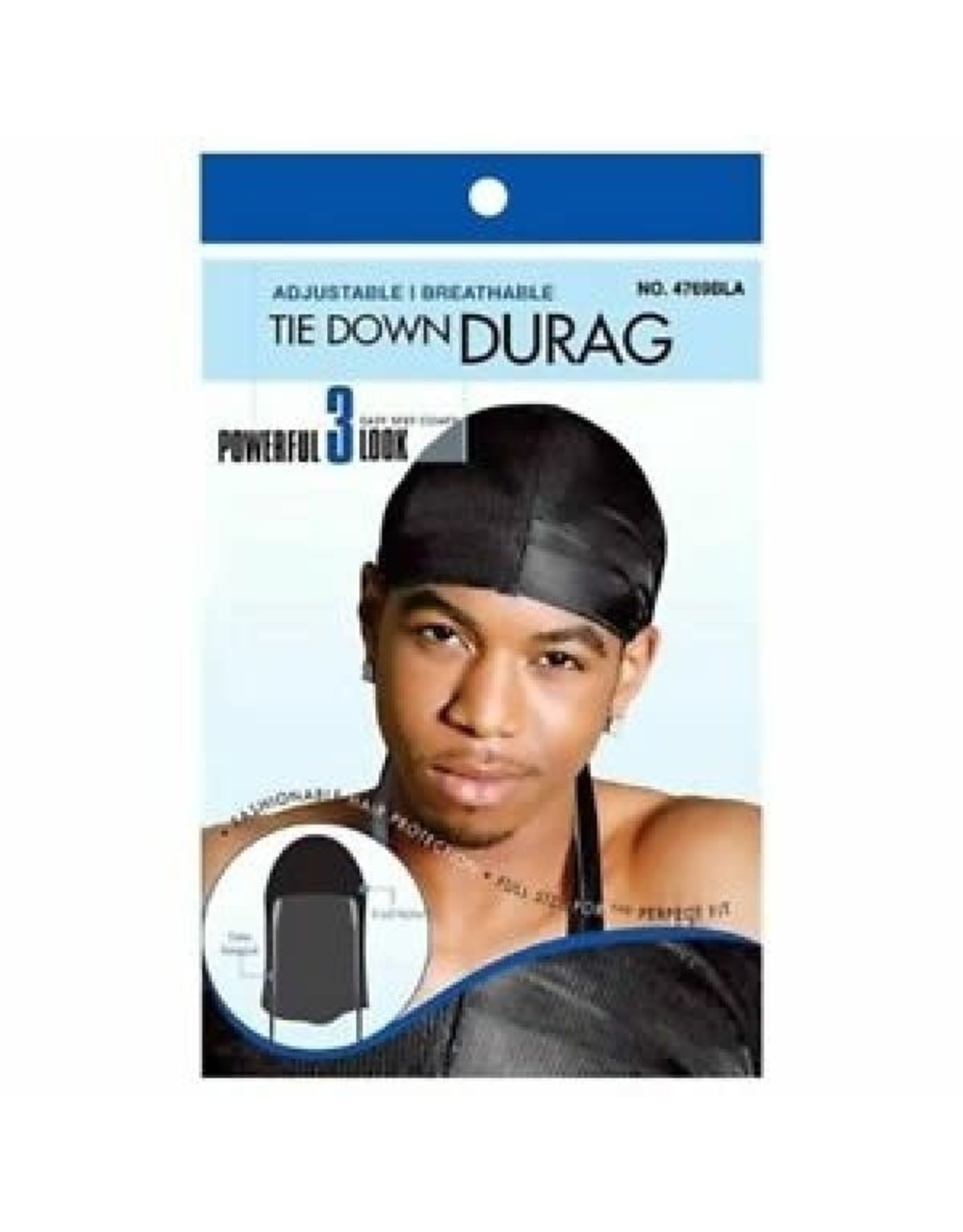 MAGIC TIE-DOWN DURAG BLACK