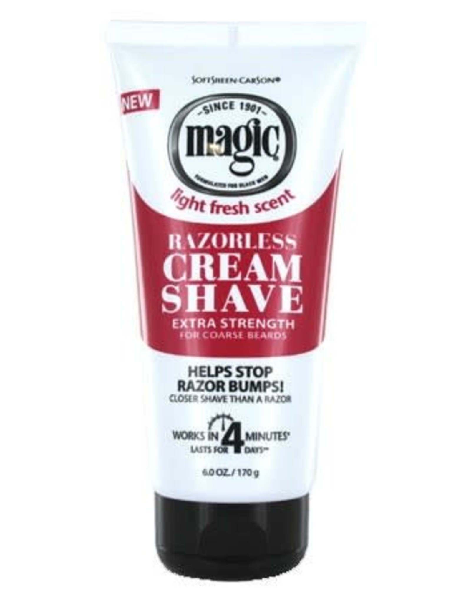 SOFTSHEEN CARSON RAZORLESS CREAM SHAVE EXTRA STRENGTH 6OZ