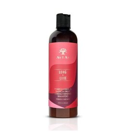 AS I AM LONG & LUXE POMEGRANATE & PASSION FRUIT STRENGTHENING SHAMPOO 12OZ