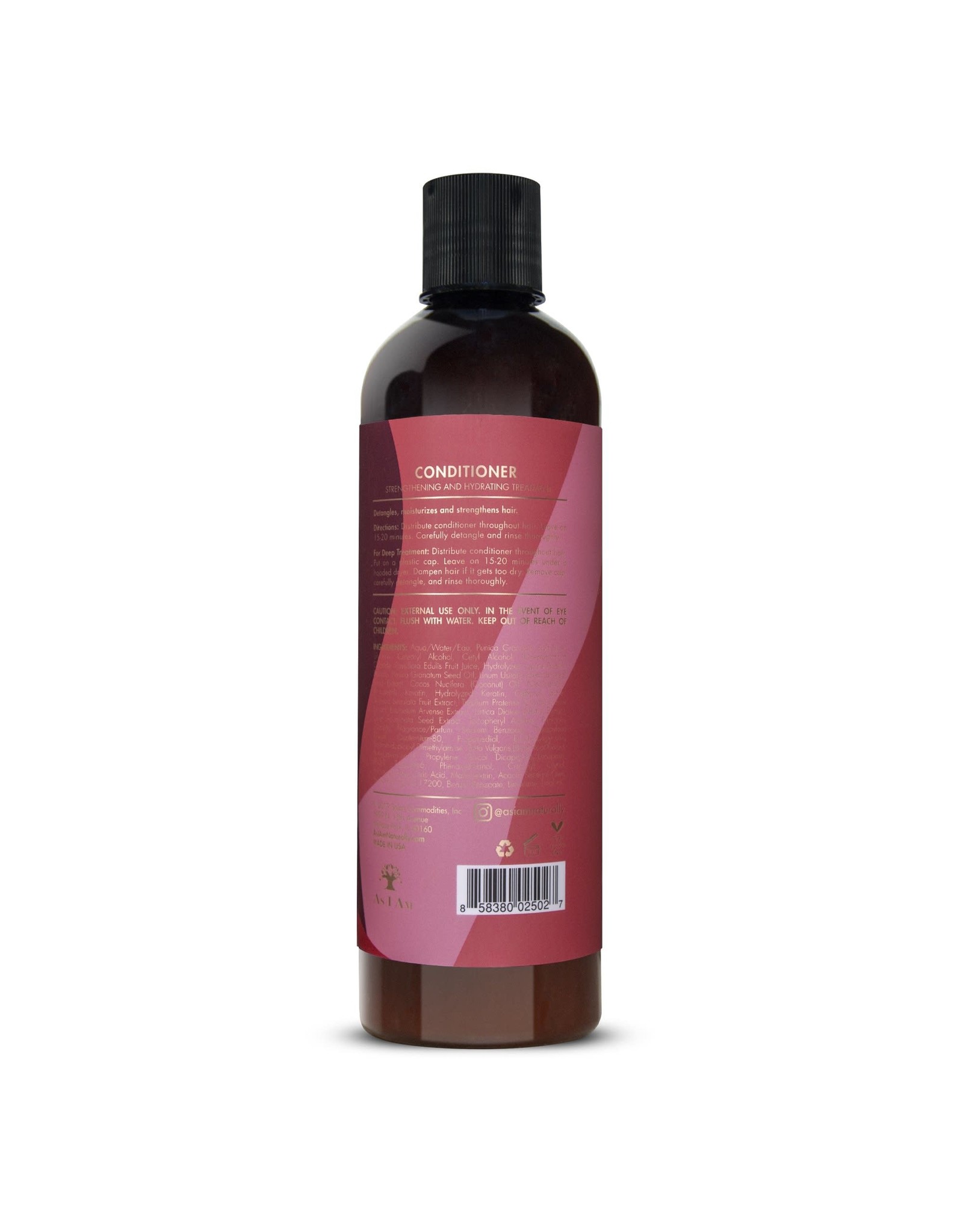 AS I AM LONG & LUXE POMEGRANATE & PASSION FRUIT CONDITIONER 12OZ
