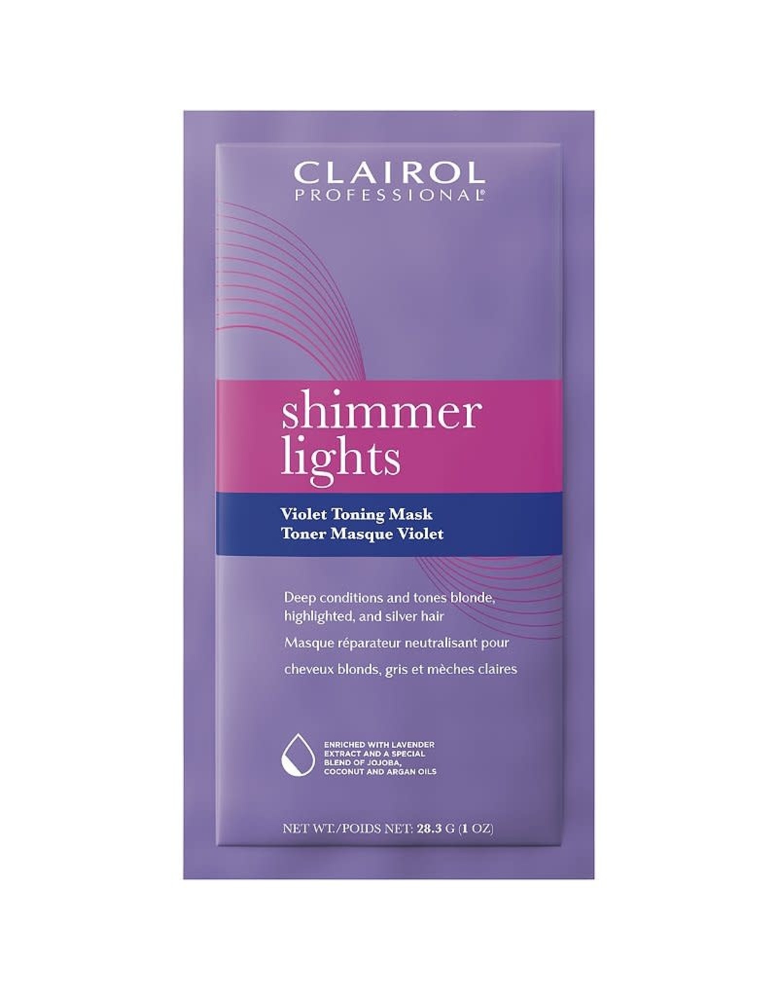 CLAIROL SHIMMER LIGHTS VIOLET TONING MASK
