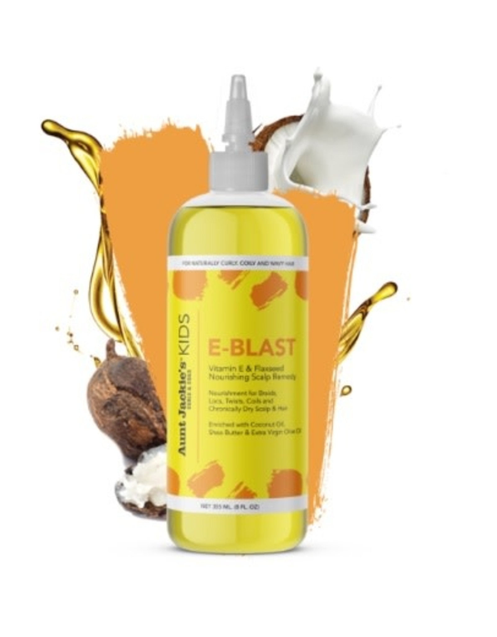 AUNT JACKIE'S KIDS E-BLAST VITAMIN E & FLAXSEED NOURISHING SCALP REMEDY 8OZ