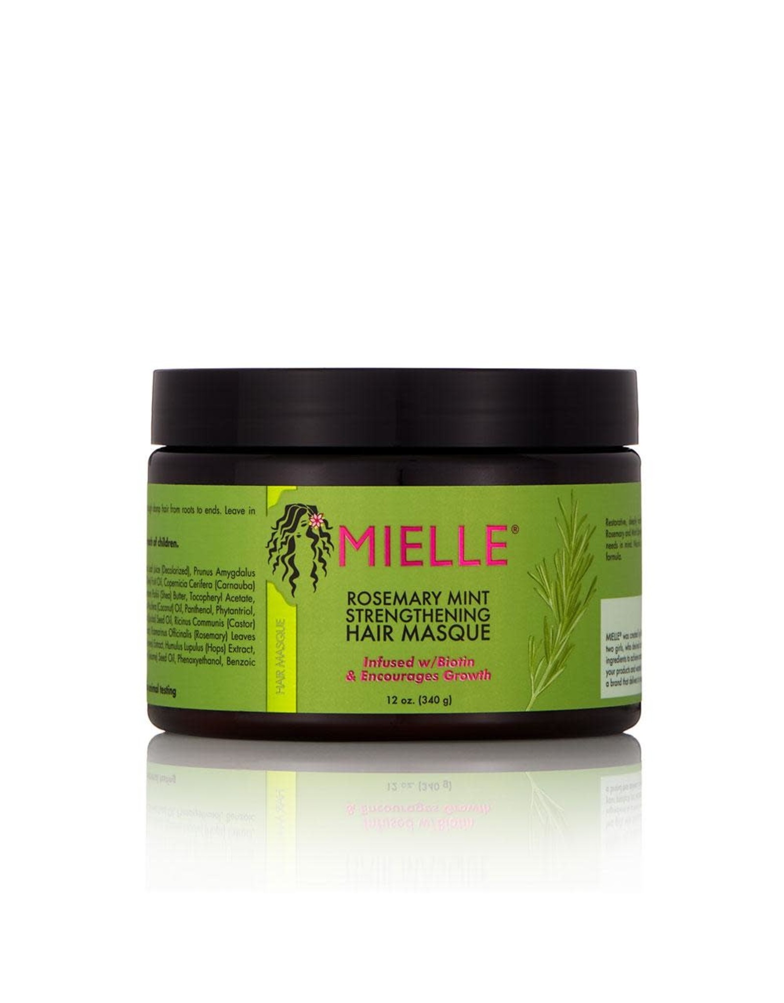 MIELLE ORGANICS ROSEMARY MINT STRENGTHENING HAIR MASQUE 12OZ