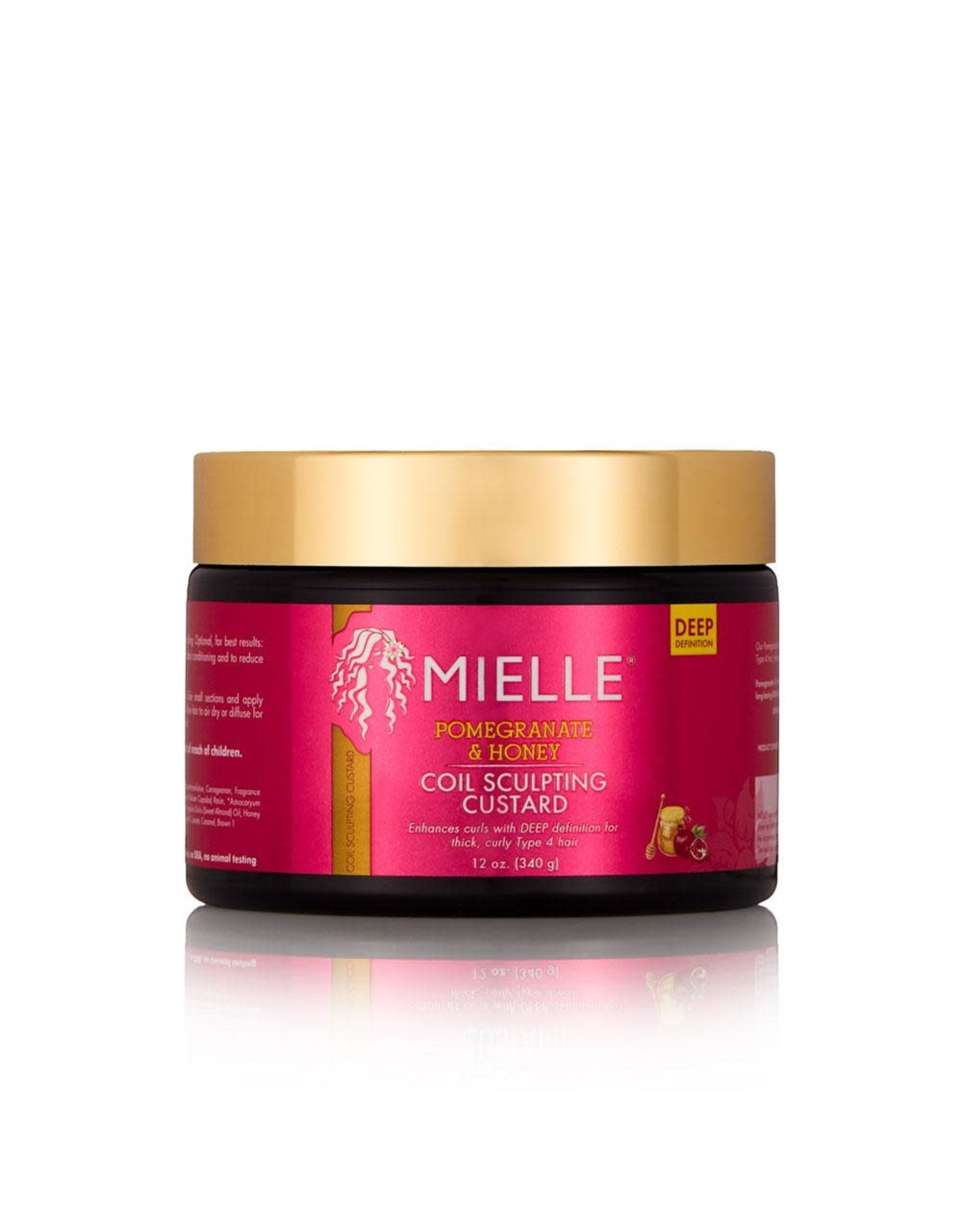 MIELLE ORGANICS POMEGRANATE & HONEY COIL SCULPTING CUSTARD 12OZ
