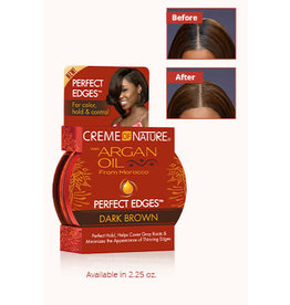 CREME OF NATURE PERFECT EDGES DARK BROWN 2.25OZ