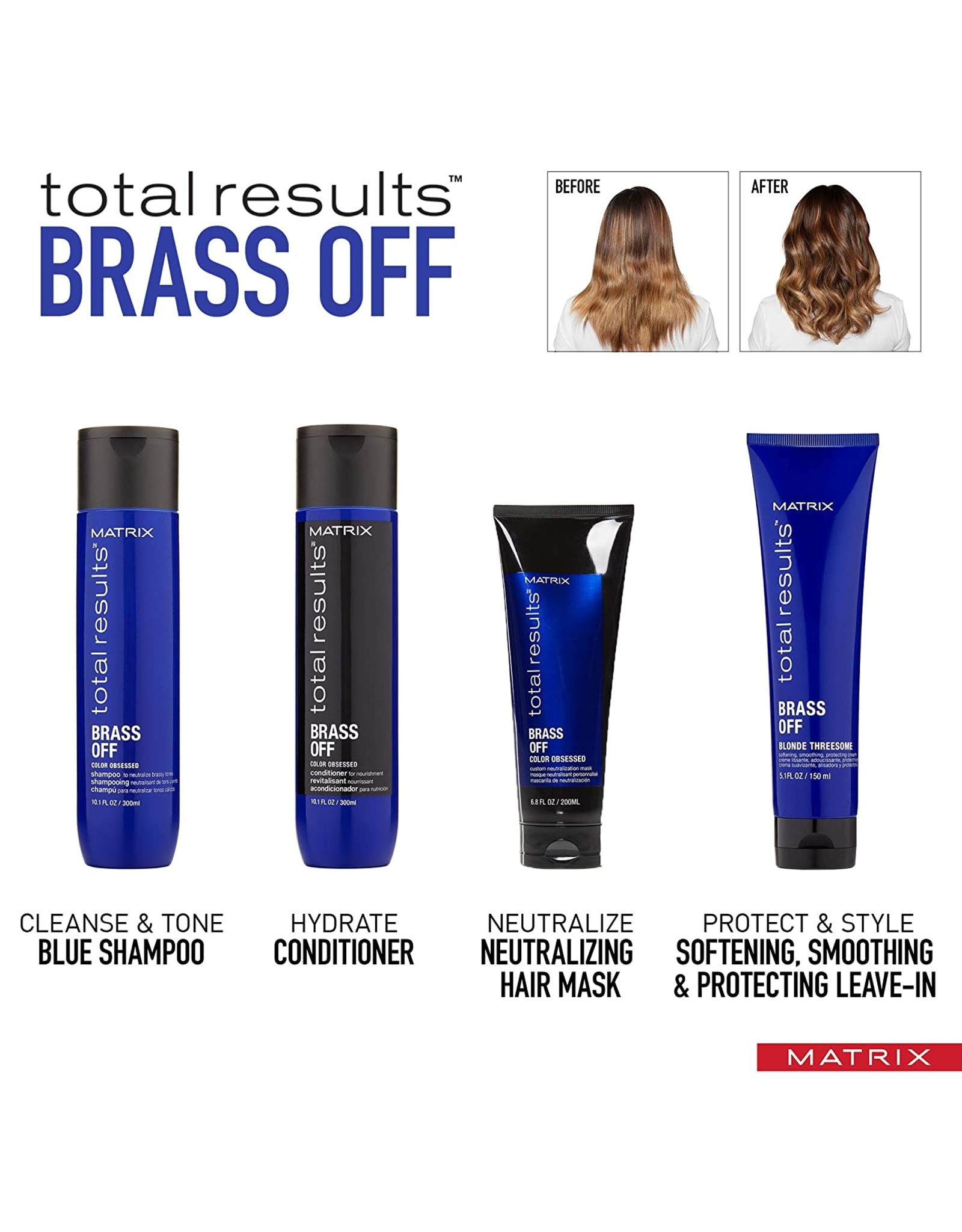 MATRIX TOTAL RESULTS BRASS OFF CUSTOM NEUTRALIZATION MASK 200ML