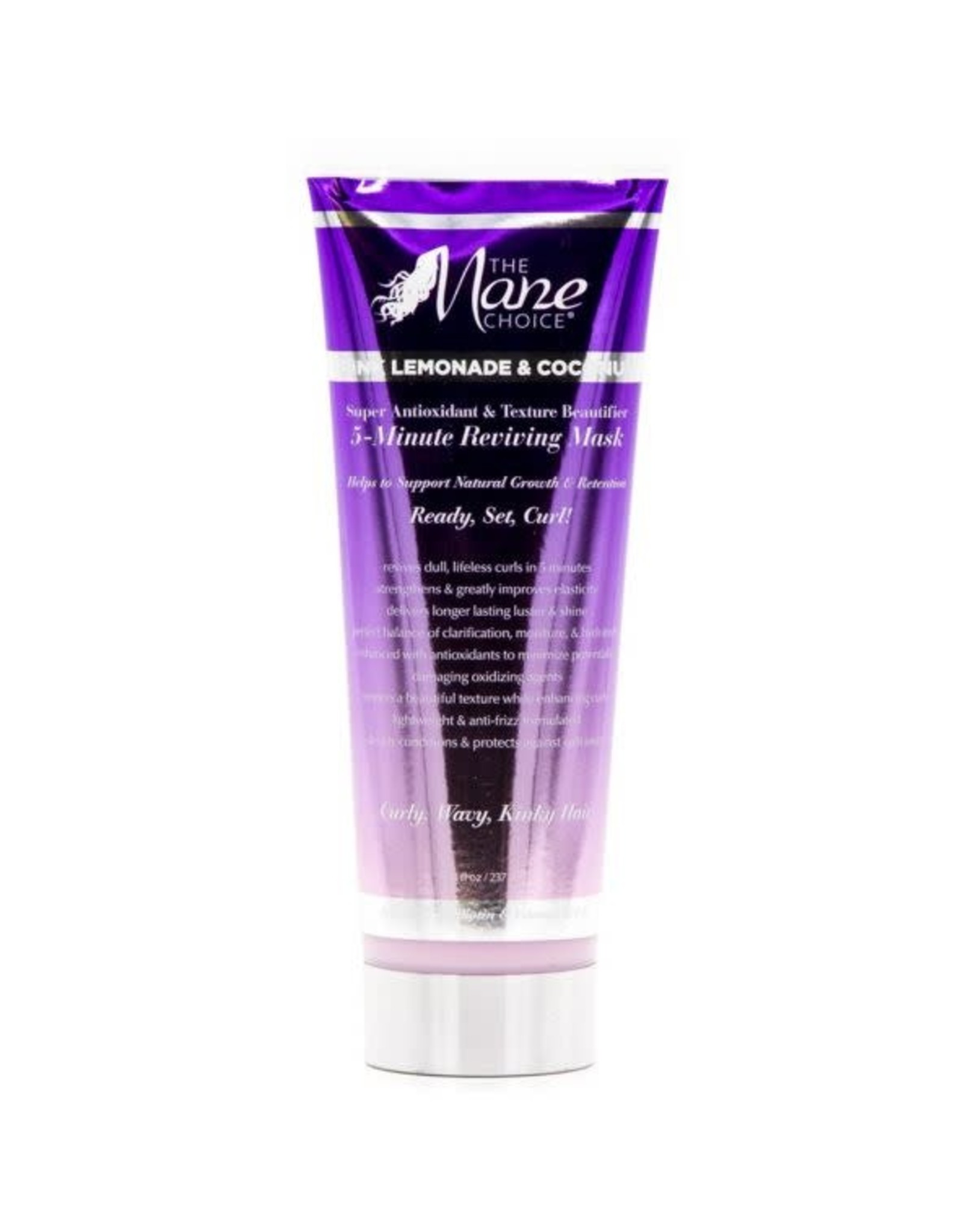 THE MANE CHOICE PINK LEMONADE & COCONUT SUPER ANTIOXIDANT & TEXTURE BEAUTIFIER 5-MINUTE REVIVING MASK 8OZ