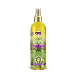 AFRICAN PRIDE OLIVE MIRACLE BRAID SHEEN SPRAY EXTRA SHINE 12OZ
