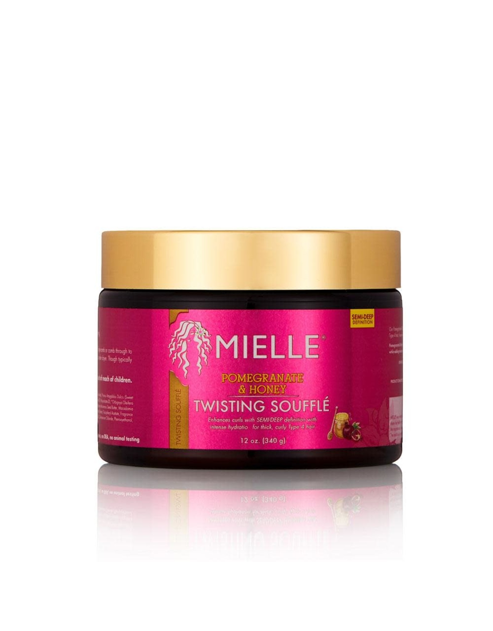 MIELLE ORGANICS POMEGRANATE & HONEY TWISTING SOUFFLE 12OZ