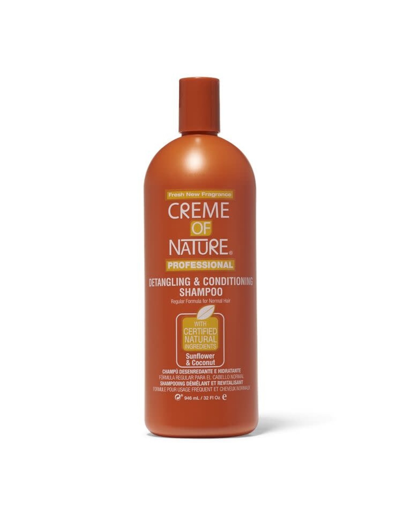CREME OF NATURE SUNFLOWER & COCONUT DETANGLING & CONDITIONING SHAMPOO 32OZ
