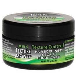 TEXTURE MY WAY MEN'S TEXTURE CONTROL HAIR SOFTENER & SCALP CONDITIONER 3.5OZ