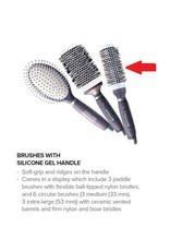 BABYLISS SILICONE GEL BRUSH - 33MM ROUND