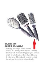 BABYLISS SILICONE GEL BRUSH - 53MM ROUND