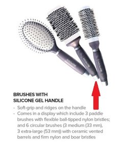 BABYLISS SILICONE GEL BRUSH - 53MM ROUND