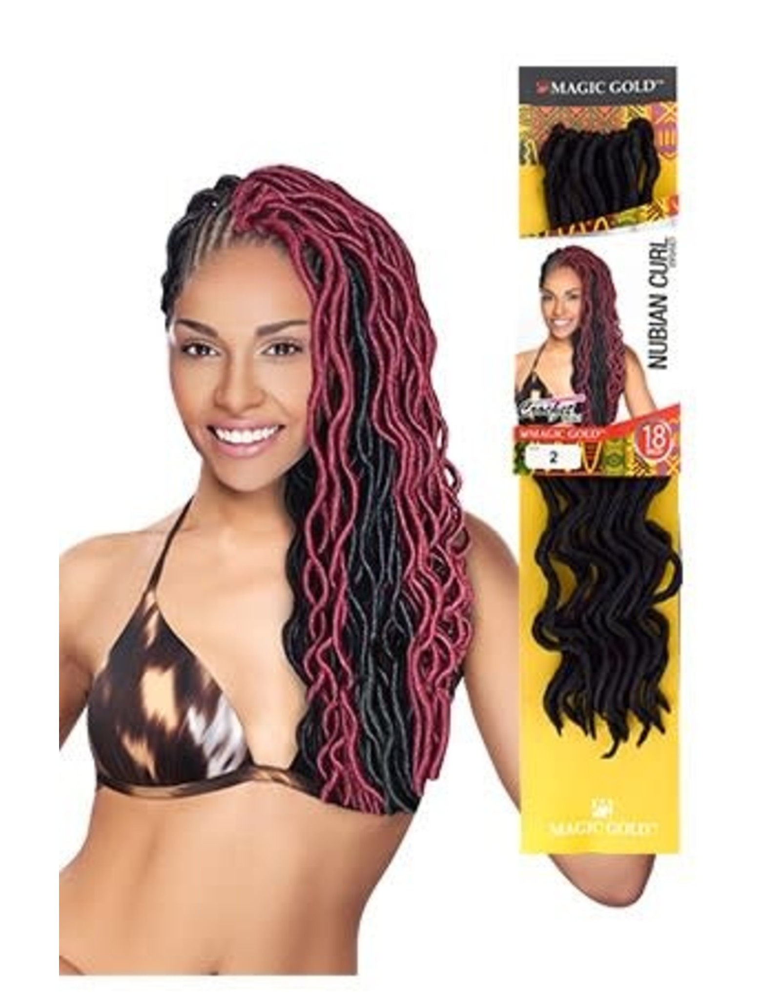 MAGIC NUBIAN CURL BRAID 18"