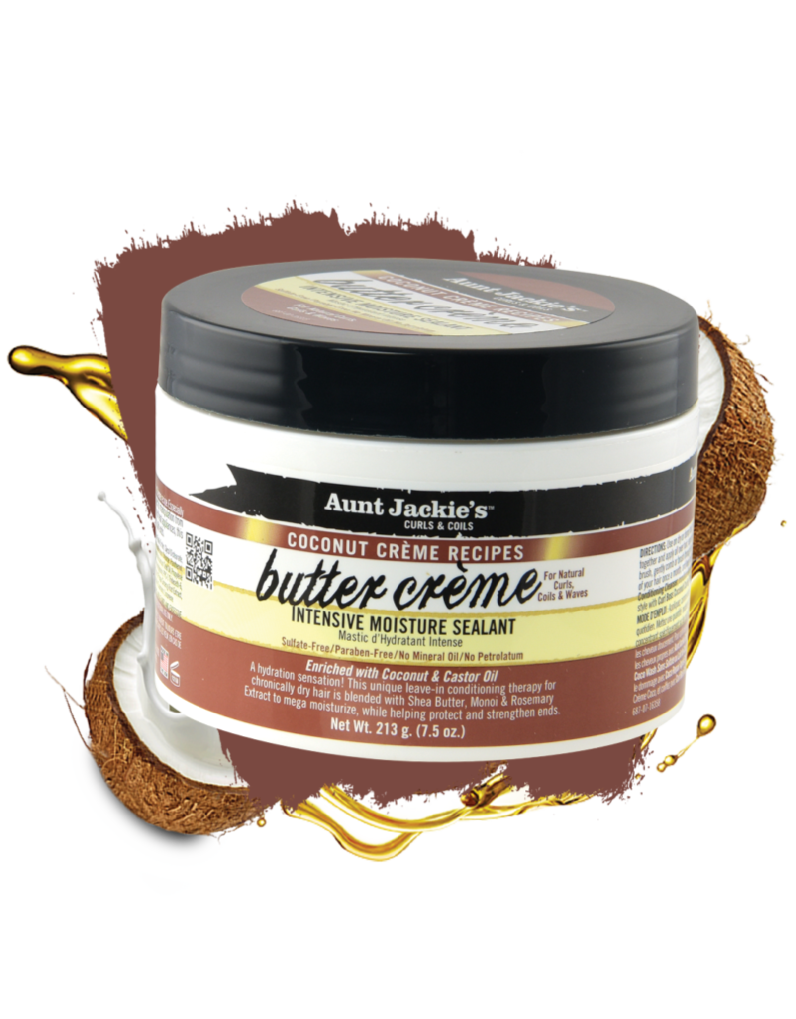 AUNT JACKIE'S COCONUT CREME BUTTER CREME INTENSIVE MOISTURE SEALANT 7.5OZ