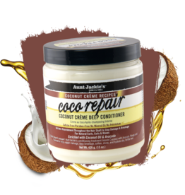 AUNT JACKIE'S COCONUT CREME COCO REPAIR COCONUT CREME DEEP CONDITIONER 15OZ