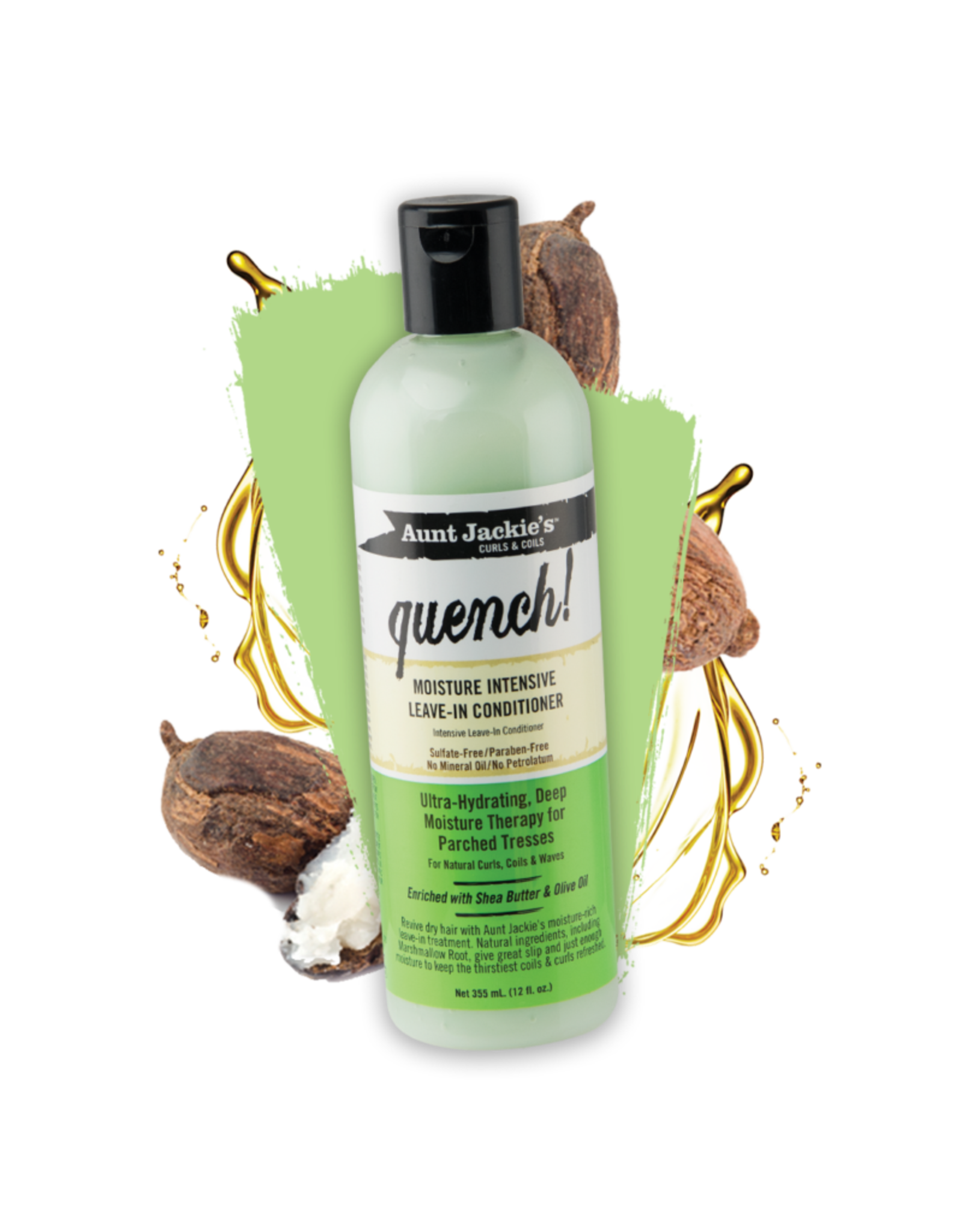 AUNT JACKIE'S QUENCH MOISTURE INTENSIVE LEAVE-IN CONDITIONER 12OZ