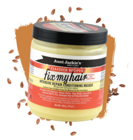 AUNT JACKIE'S FLAXSEED FIX MY HAIR INTENSIVE REPAIR CONDITIONING MASQUE 15OZ