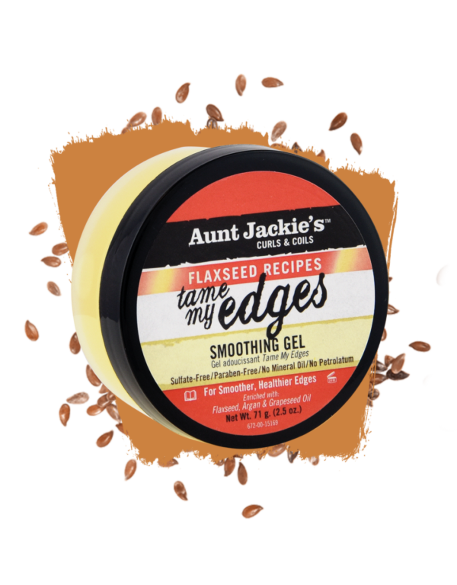 AUNT JACKIE'S FLAXSEED TAME MY EDGES SMOOTHING GEL 2.5OZ