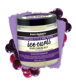 AUNT JACKIE'S GRAPESEED ICE CURLS GLOSSY CURLING JELLY 15OZ