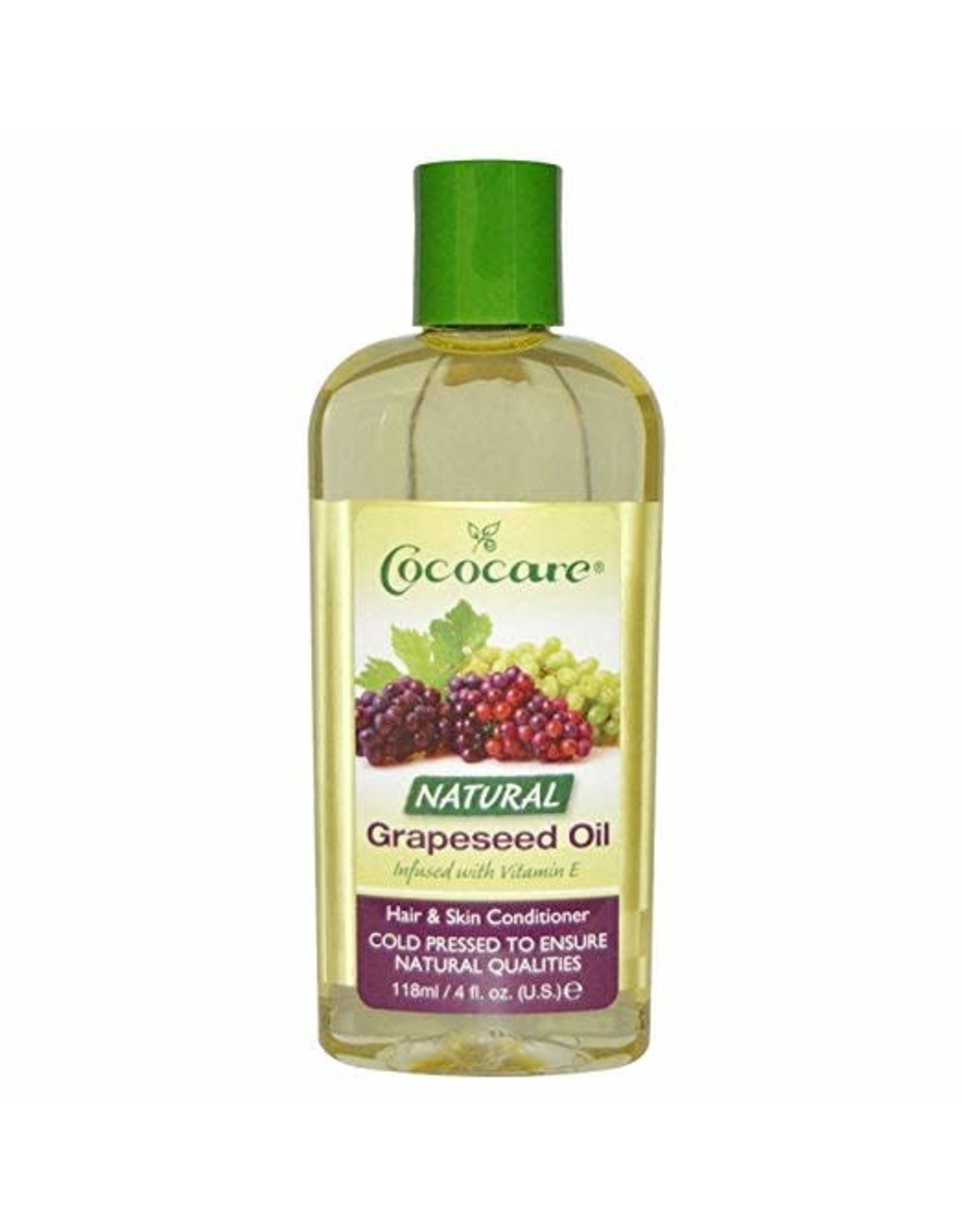 COCOCARE NATURAL GRAPESEED OIL INFUSED WITH VIT. E 4OZ