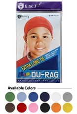 KING. J KID DU-RAG EXTRA LONG TIE ASST. COLOURS