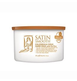 SATIN SMOOTH CALENDULA GOLD HARD WAX WITH TEA TREE