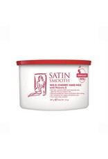 SATIN SMOOTH WILD CHERRY HARD WAX WITH VITAMIN E 14OZ