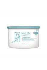 SATIN SMOOTH TEA TREE WAX 14OZ