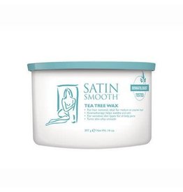 SATIN SMOOTH TEA TREE WAX 14OZ