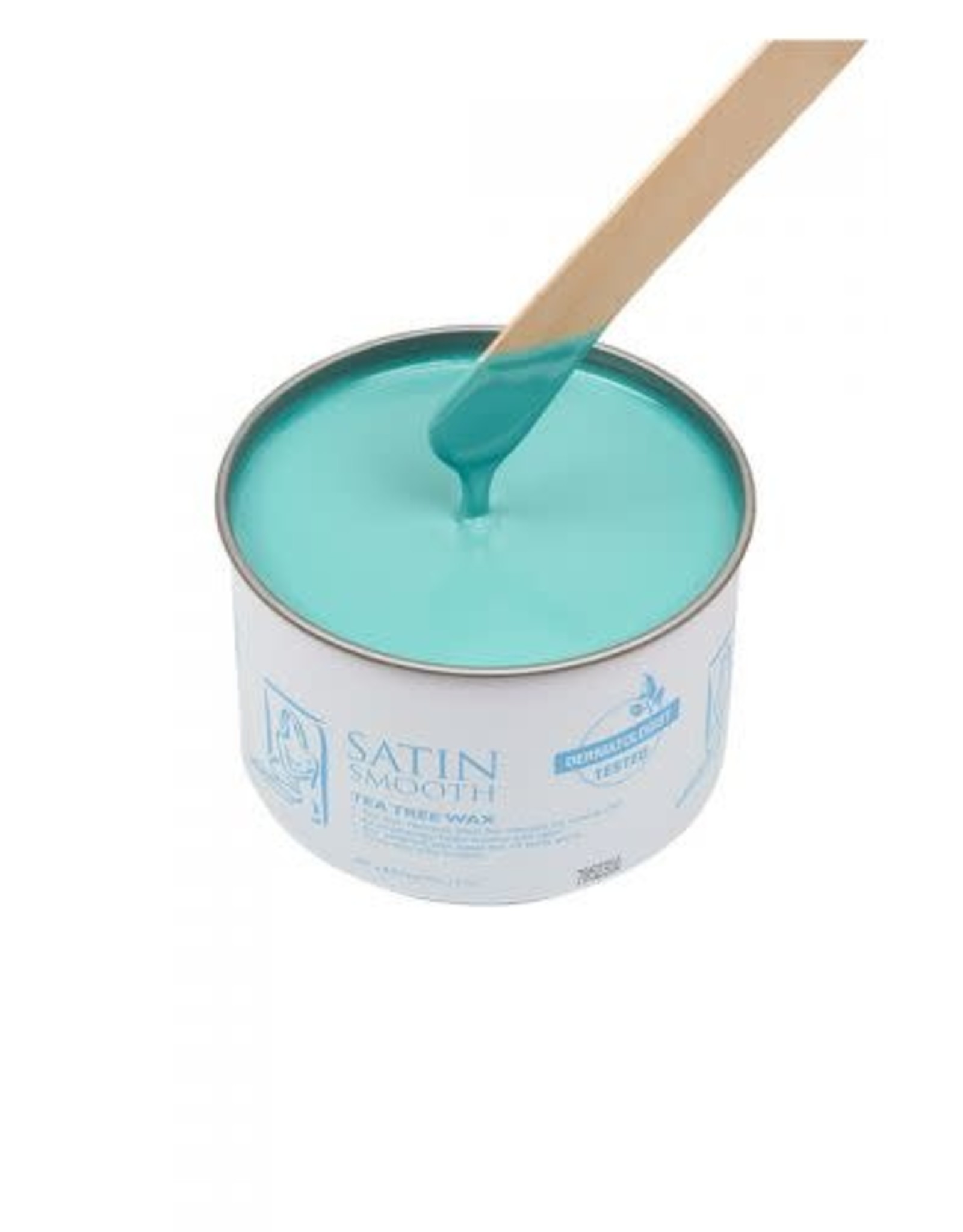 SATIN SMOOTH TEA TREE WAX 14OZ