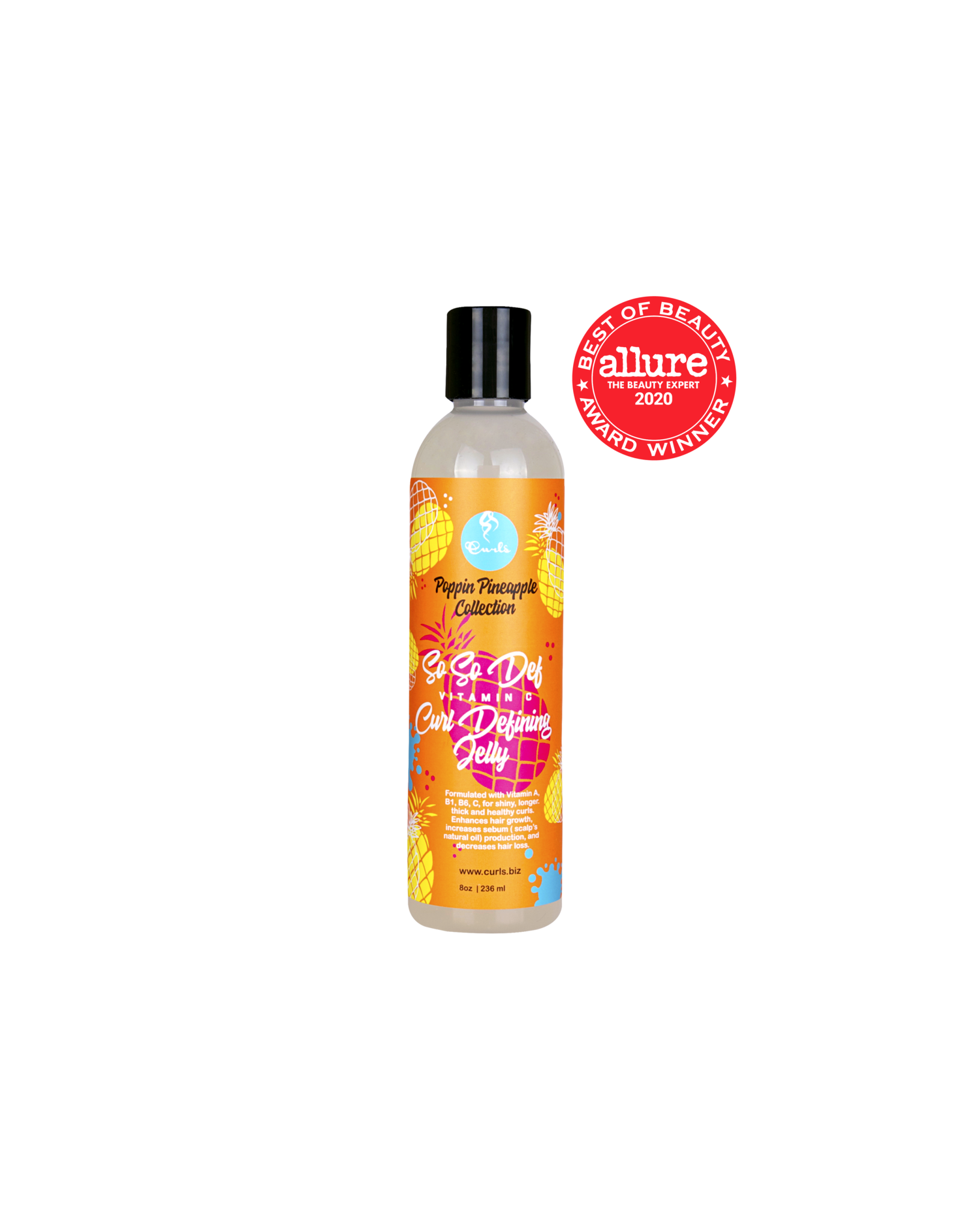 CURLS POPPIN PINEAPPLE COLLECTION SO SO DEF VITAMIN C CURL DEFINING JELLY