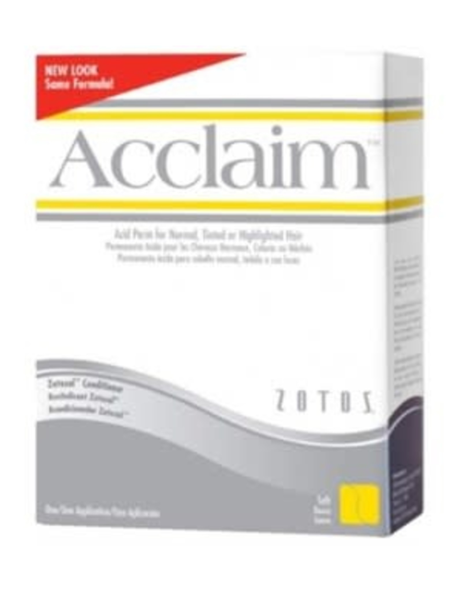 ZOTOS ACCLAIM FOR NORMAL, TINTED OR HIGHLIGHTED HAIR