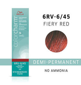 WELLA COLOR CHARM DEMI-PERMANENT - 6RV - 6/45 FIERY RED (DISCONTINUED)