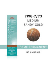 WELLA COLOR CHARM DEMI-PERMANENT -  7WG - 7/73 MEDIUM SANDY GOLD/MEDIUM CARAMEL BLONDE