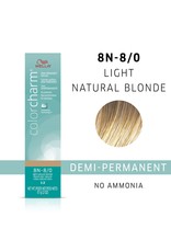 WELLA COLOR CHARM DEMI-PERMANENT - 8N - 8/0 LIGHT NATURAL BLONDE