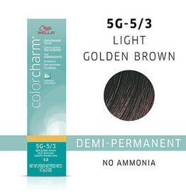 WELLA COLOR CHARM DEMI-PERMANENT - 5G - 5/3 LIGHT GOLDEN BROWN (DISCONTINUED)