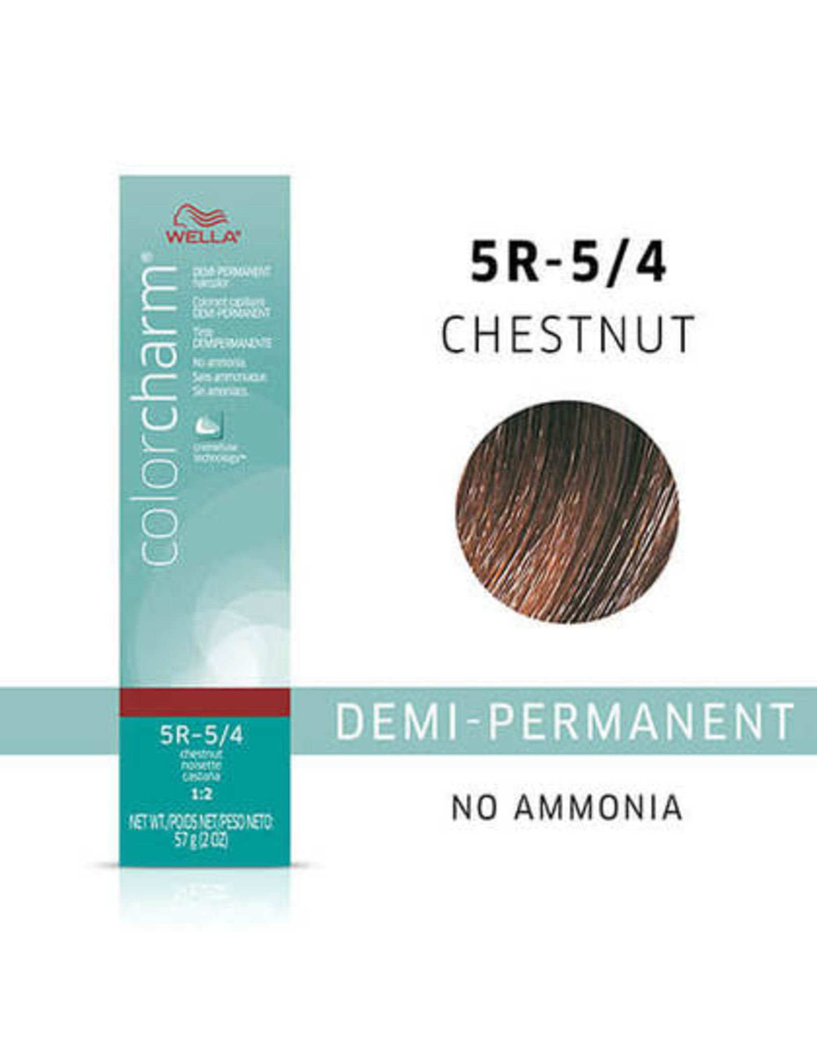 WELLA COLOR CHARM DEMI-PERMANENT - 5R 5/4 CHESTNUT (DISCONTINUED)